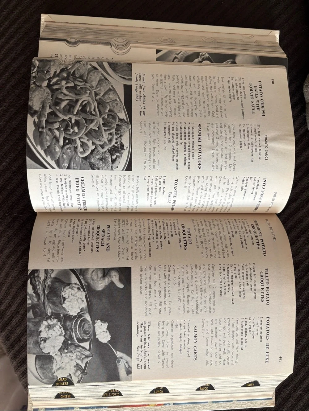 Encyclopedic Cookbook by Culinary Arts Institute— 1976 White with Orange Accents